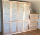 Ash wardrobe and chest of drawers