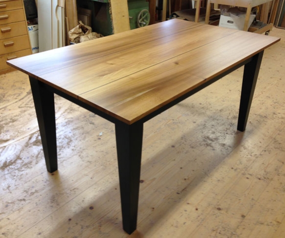 Elm Table with inlay